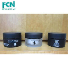 1oz cosmetic packaging sample black acrylic cosmetic small cream jar
